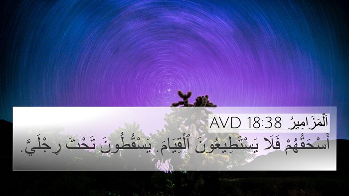 اَلْمَزَامِيرُ 18:38 AVD Bible Verse Image