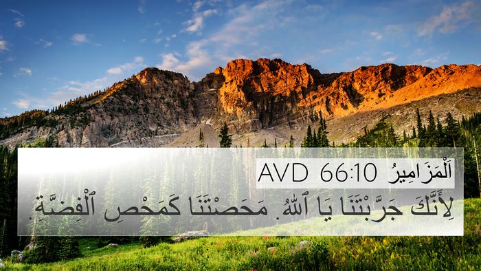 اَلْمَزَامِيرُ 66:10 AVD Bible Verse Image