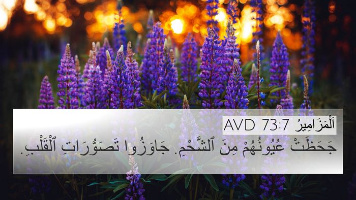 اَلْمَزَامِيرُ 73:7 AVD Bible Verse Image