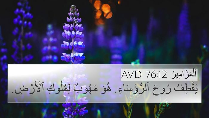 اَلْمَزَامِيرُ 76:12 AVD Bible Verse Image
