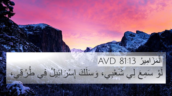 اَلْمَزَامِيرُ 81:13 AVD Bible Verse Image