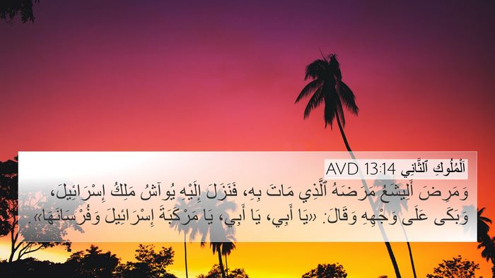 اَلْمُلُوكِ ٱلثَّانِي 13:14 AVD Bible Verse Image
