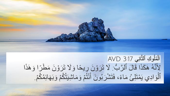اَلْمُلُوكِ ٱلثَّانِي 3:17 AVD 4K Wallpaper - لِأَنَّهُ هَكَذَا قَالَ - 4K Wallpaper Bible Verse