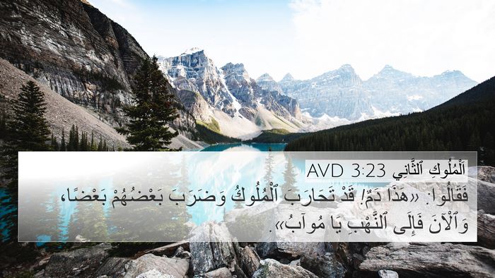 اَلْمُلُوكِ ٱلثَّانِي 3:23 AVD Bible Verse Image