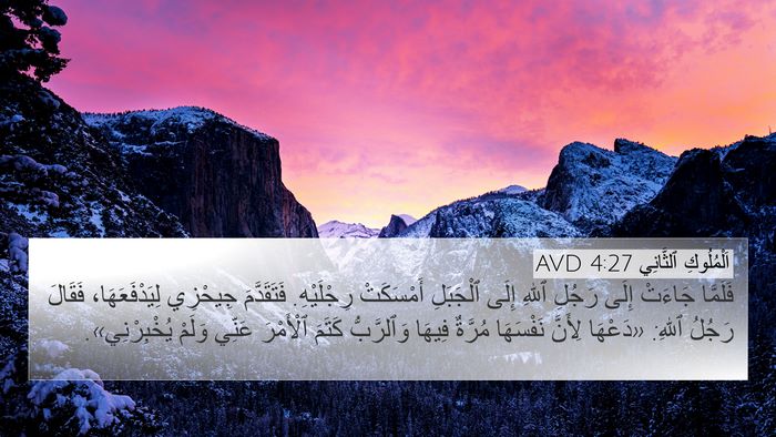 اَلْمُلُوكِ ٱلثَّانِي 4:27 AVD Bible Verse Image