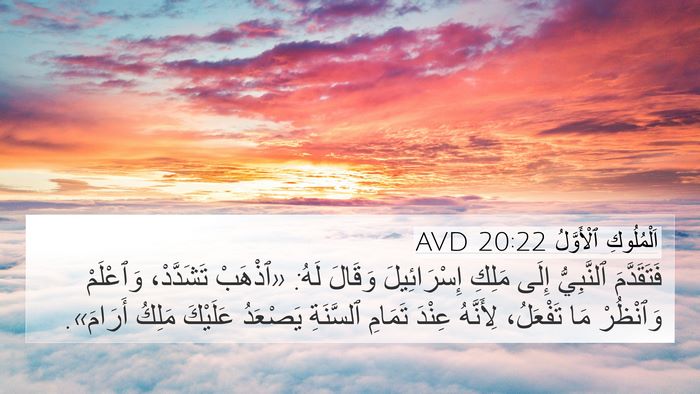 اَلْمُلُوكِ ٱلْأَوَّلُ 20:22 AVD Bible Verse Image