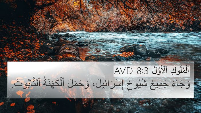 اَلْمُلُوكِ ٱلْأَوَّلُ 8:3 AVD Bible Verse Image