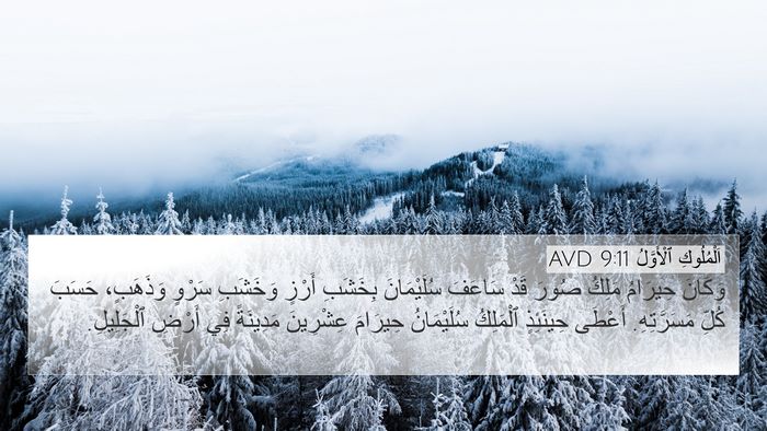 اَلْمُلُوكِ ٱلْأَوَّلُ 9:11 AVD Bible Verse Image