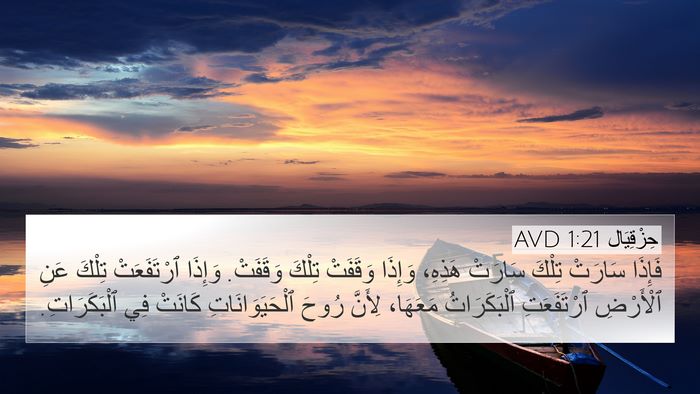 حِزْقِيَال 1:21 AVD 4K Wallpaper - فَإِذَا سَارَتْ تِلْكَ - 4K Wallpaper Bible Verse