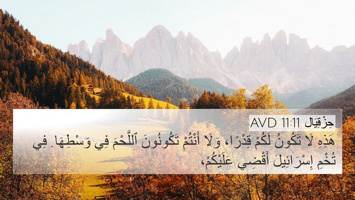 حِزْقِيَال 11:11 AVD 4K Wallpaper - هَذِهِ لَا تَكُونُ لَكُمْ - 4K Wallpaper Bible Verse