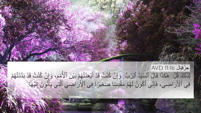 حِزْقِيَال 11:16 AVD Bible Verse Image