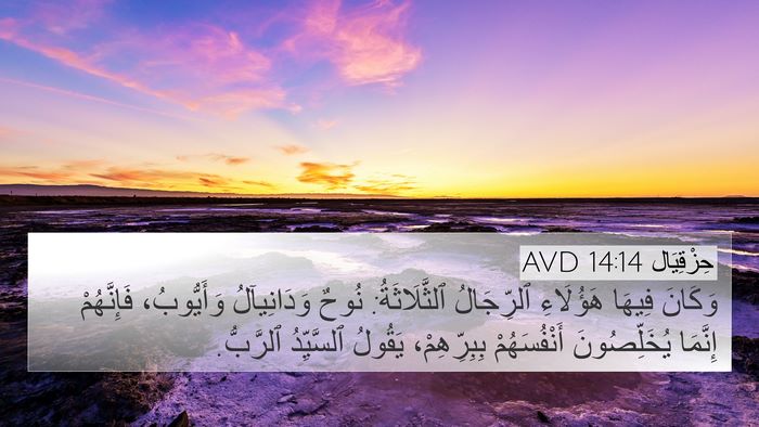 حِزْقِيَال 14:14 AVD Bible Verse Image