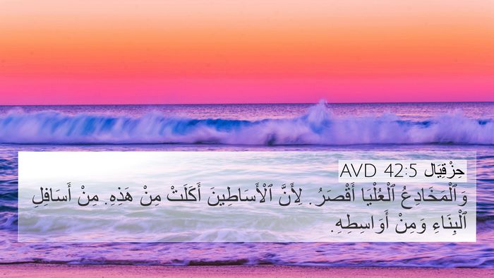 حِزْقِيَال 42:5 AVD Bible Verse Image