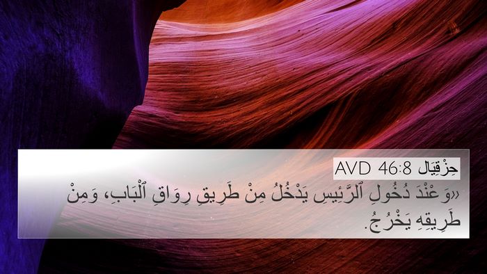 حِزْقِيَال 46:8 AVD Bible Verse Image