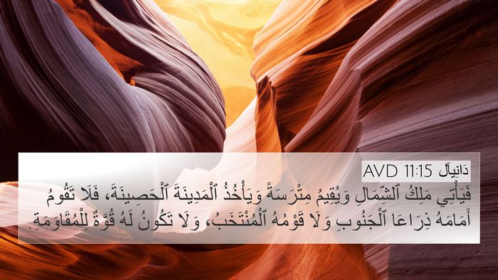 دَانِيآل 11:15 AVD Bible Verse Image