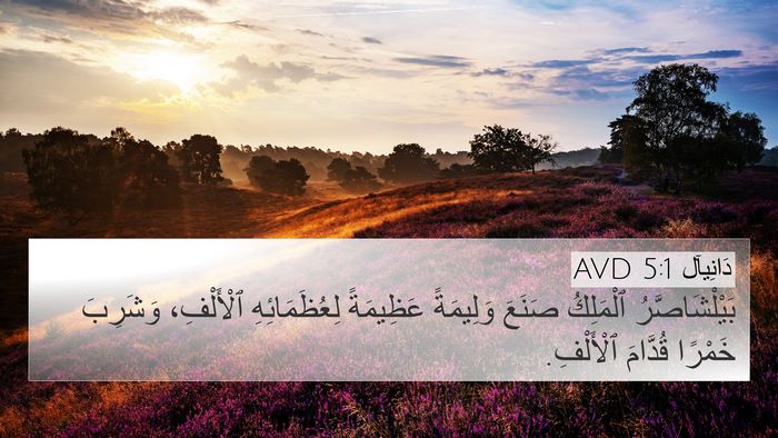 دَانِيآل 5:1 AVD Bible Verse Image