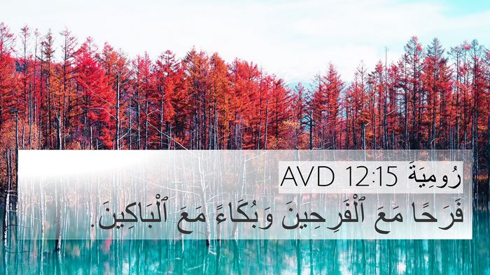 رُومِيَةَ 12:15 AVD Bible Verse Image