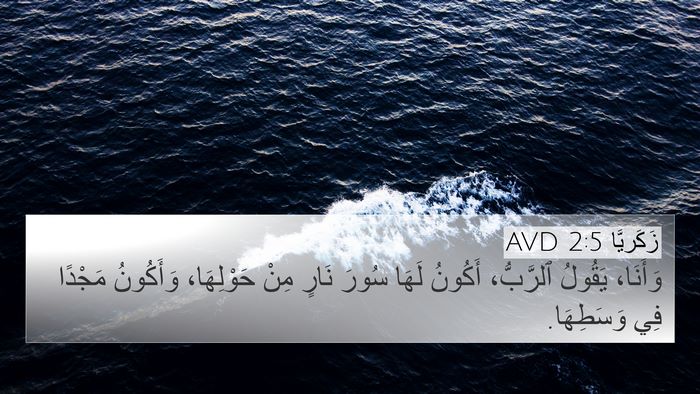 زَكَريَّا 2:5 AVD Bible Verse Image
