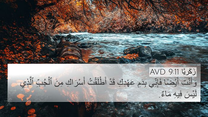 زَكَريَّا 9:11 AVD Bible Verse Image