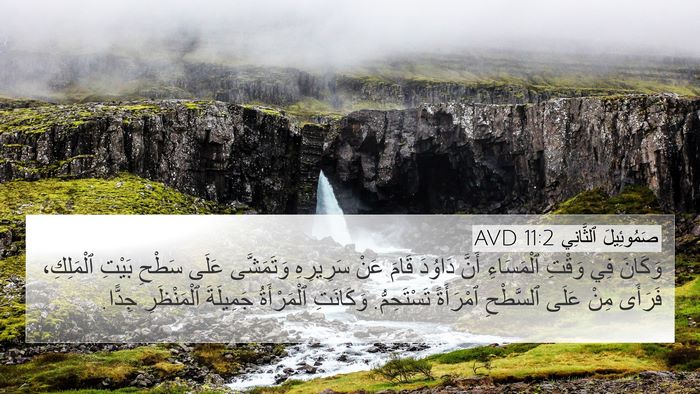 صَمُوئِيلَ ٱلثَّانِي 11:2 AVD Bible Verse Image