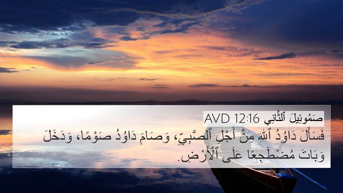 صَمُوئِيلَ ٱلثَّانِي 12:16 AVD Bible Verse Image