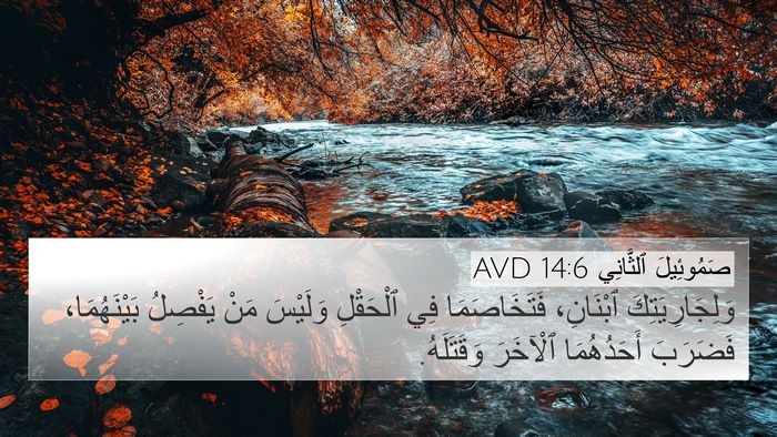 صَمُوئِيلَ ٱلثَّانِي 14:6 AVD Bible Verse Image