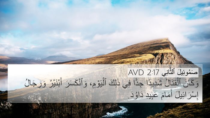 صَمُوئِيلَ ٱلثَّانِي 2:17 AVD Bible Verse Image