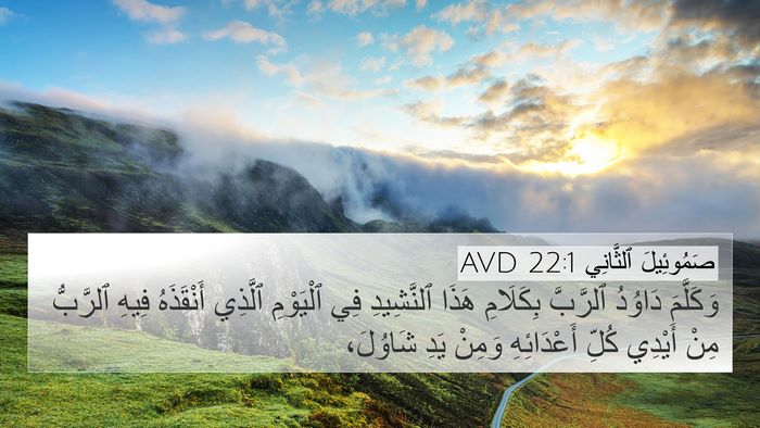 صَمُوئِيلَ ٱلثَّانِي 22:1 AVD Bible Verse Image
