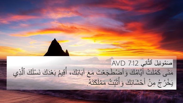 صَمُوئِيلَ ٱلثَّانِي 7:12 AVD Bible Verse Image