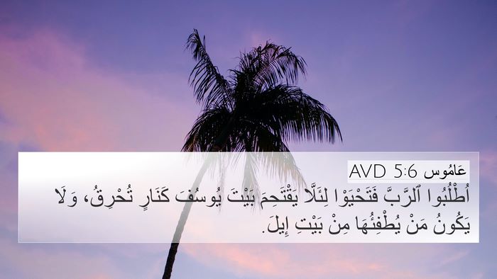 عَامُوس 5:6 AVD Bible Verse Image
