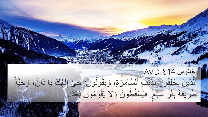 عَامُوس 8:14 AVD Bible Verse Image