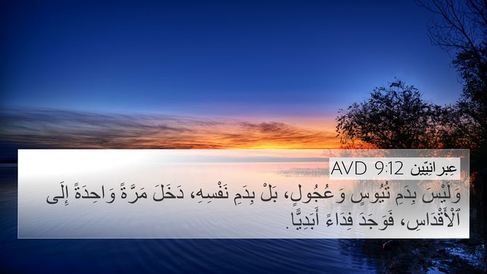عِبرانِيّين 9:12 AVD Bible Verse Image