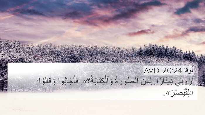 لُوقا 20:24 AVD Bible Verse Image