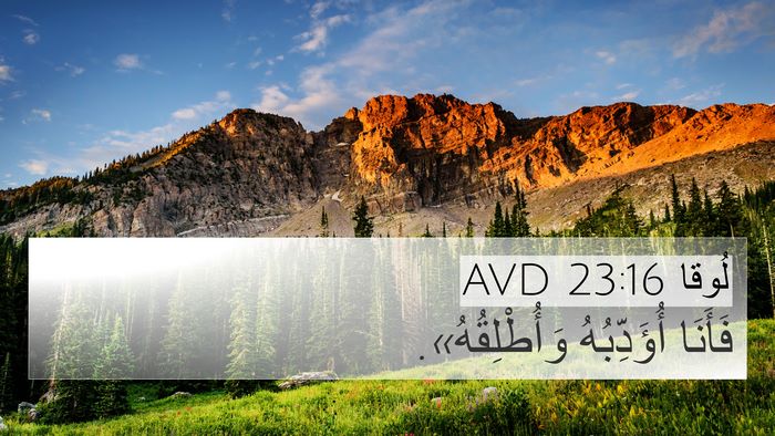 لُوقا 23:16 AVD Bible Verse Image