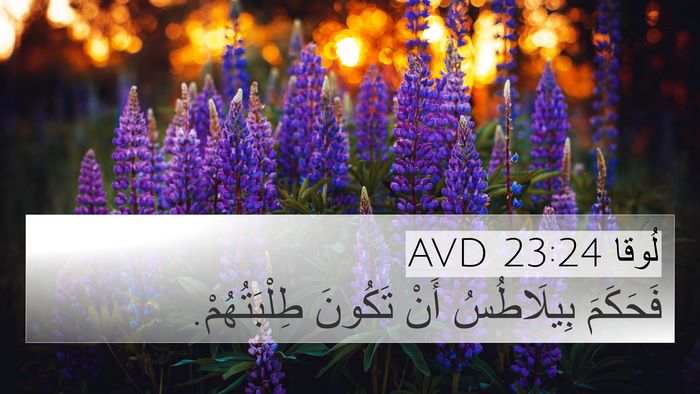 لُوقا 23:24 AVD Bible Verse Image