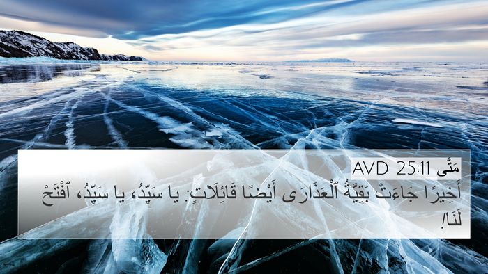 مَتَّى 25:11 AVD Bible Verse Image