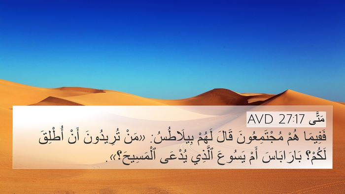 مَتَّى 27:17 AVD Bible Verse Image