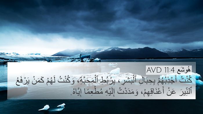 هُوشَع 11:4 AVD Bible Verse Image