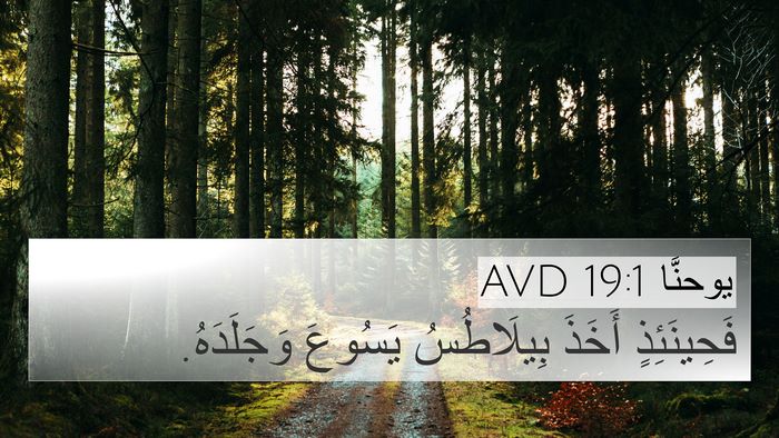 يوحنَّا 19:1 AVD Bible Verse Image