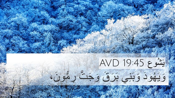 يَشُوع 19:45 AVD 4K Wallpaper - وَيَهُودَ وَبَنِي بَرَقَ - 4K Wallpaper Bible Verse