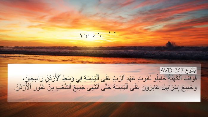 يَشُوع 3:17 AVD Bible Verse Image