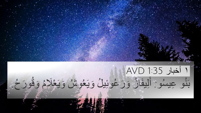 ١ أخبار 1:35 AVD Bible Verse Image