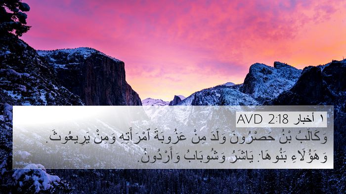 ١ أخبار 2:18 AVD Bible Verse Image
