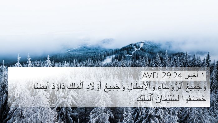 ١ أخبار 29:24 AVD Bible Verse Image