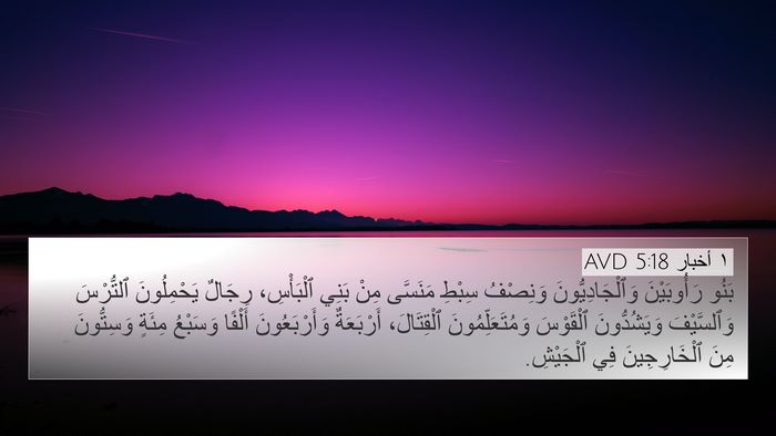 ١ أخبار 5:18 AVD Bible Verse Image