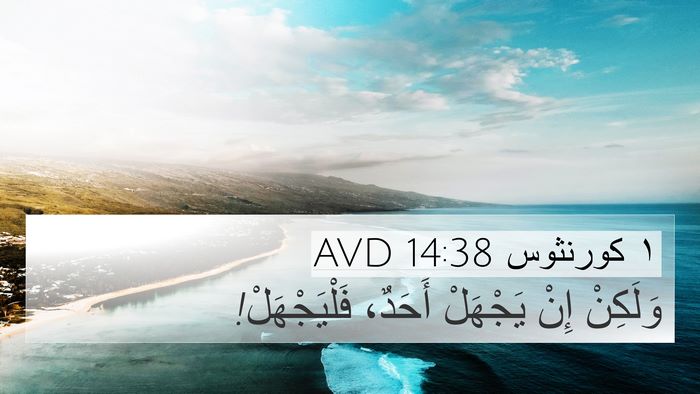 ١ كورنثوس 14:38 AVD 4K Wallpaper - وَلَكِنْ إِنْ يَجْهَلْ - 4K Wallpaper Bible Verse