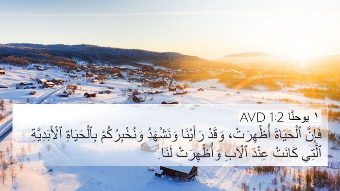 ١ يوحنَّا 1:2 AVD Bible Verse Image