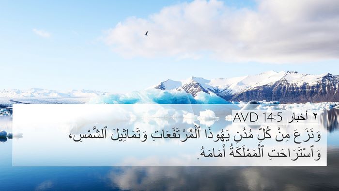 ٢ أخبار 14:5 AVD Bible Verse Image