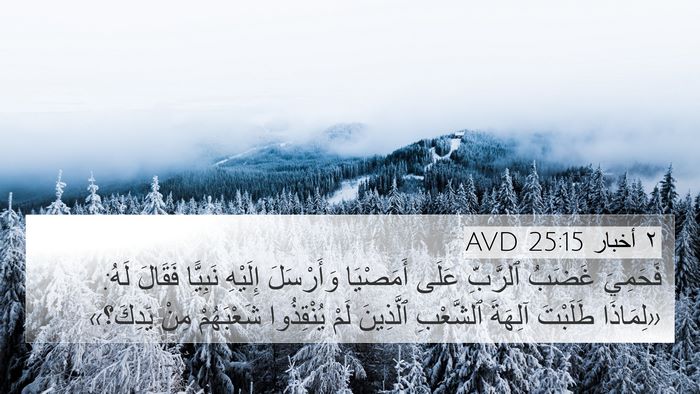٢ أخبار 25:15 AVD Bible Verse Image