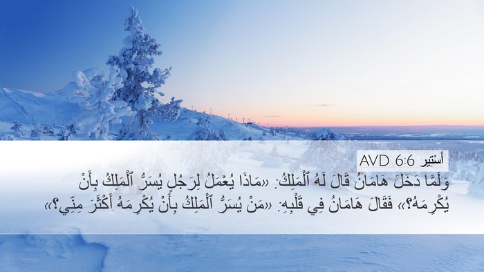 أَسْتِير 6:6 AVD Bible Verse Image